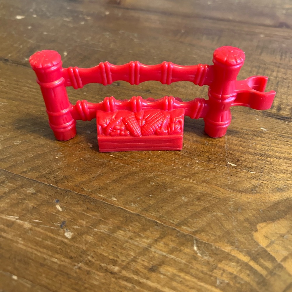 Fisher Price Little People Red W/ Food as is